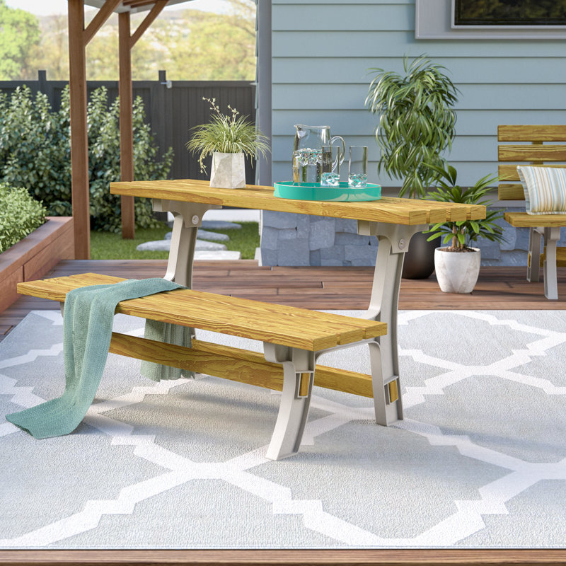 Symple Stuff Fliptop Plastic Convertible Bench Reviews Wayfair