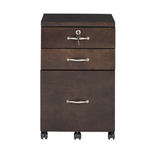 Magnetic Cabinet Locks Wayfair Whitten Wood 3 Drawer Vertical Filing Cabinet With Lock