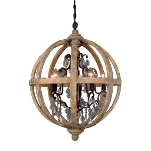 Andreana 5-Light Candle-Style Chandelier