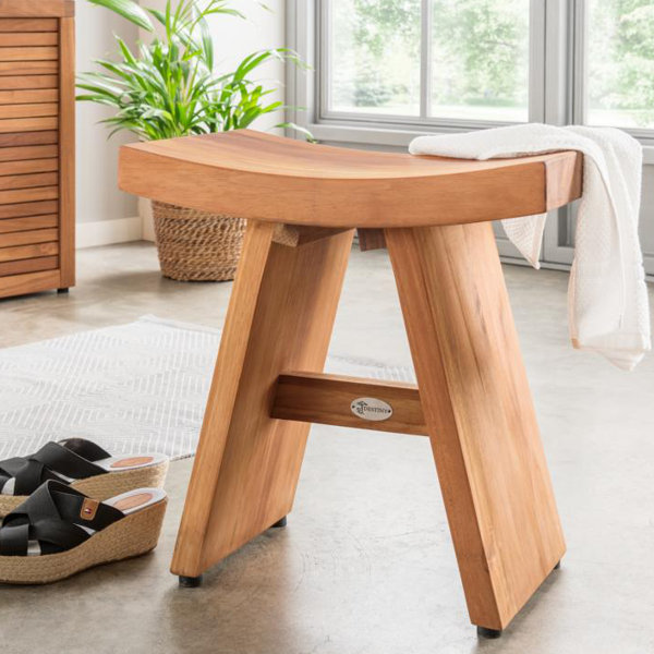 Wooden Bathroom Stool Wayfair Co Uk