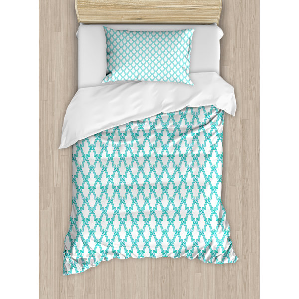 Ambesonne Traditional House Moroccan Mosaic Tile Arabesque Pattern Ambesonne Traditional House Moroccan Mosaic Tile Arabesque Pattern Abstract Middle Eastern Decor Duvet Cover Set Wayfair