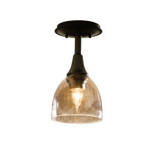 1-Light Semi Flush Mount