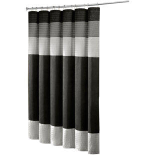 Black Shower Curtains You Ll Love Wayfair Black Shower Curtains
