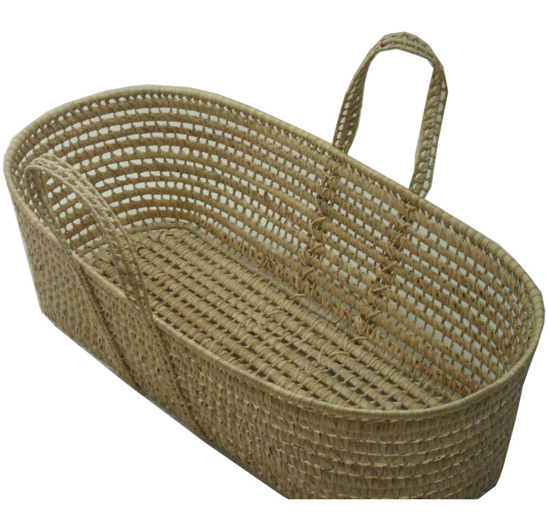 Wendy Anne Palm Leave Moses Basket With Handles & Reviews Wayfair