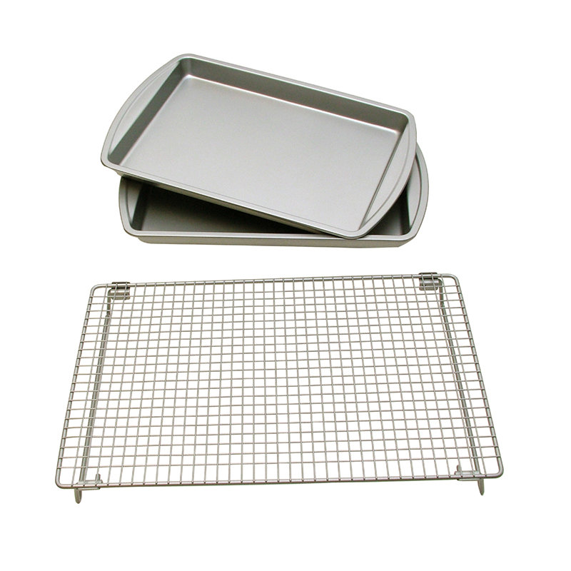 LCM Home Fashions, Inc. 3 Piece Baking Sheet and Rack Set & Reviews