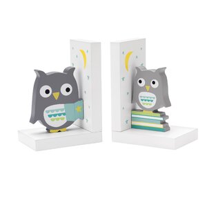 Hazelnut Hollow Owl Book Ends (Set of 2)