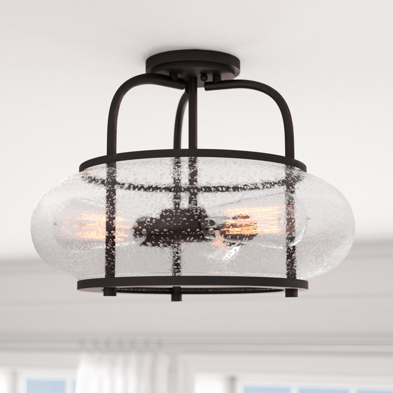 Braxton 3 Light Semi Flush Mount Reviews Birch Lane