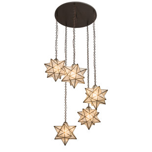 Moravian Star Light Pendant Wayfair Moravian Star 5 Light Pendant