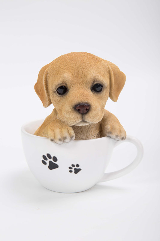 labrador puppy statue