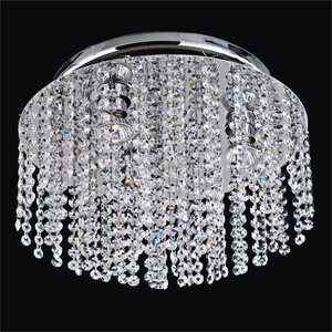 Crystal Rain 4-Light Flush Mount