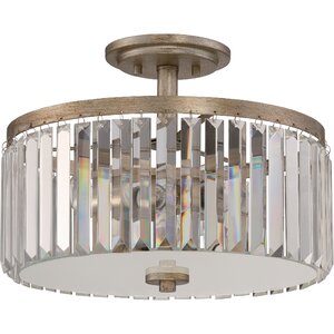 Hudson 3-Light Semi Flush Mount