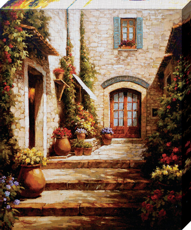 Painting Entryway fleur de lis living 'sun in the entryway' painting print on Painting Entryway fleur de lis living 'sun in the entryway' painting print on