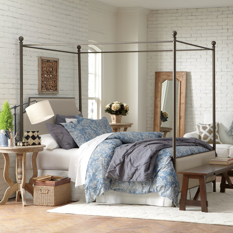 Canapy Beds williston upholstered canopy bed & reviews | birch lane Canapy Beds williston upholstered canopy bed & reviews | birch lane
