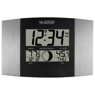 Decorative Atomic Wall Clocks Wayfair Digital Atomic Wall Clock