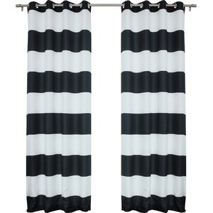 Paityn Rugby Curtain Panels (Set of 2)