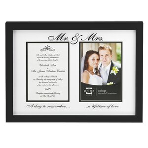 Two Opening Forevermore 'Mr. & Mrs.' Picture Frame
