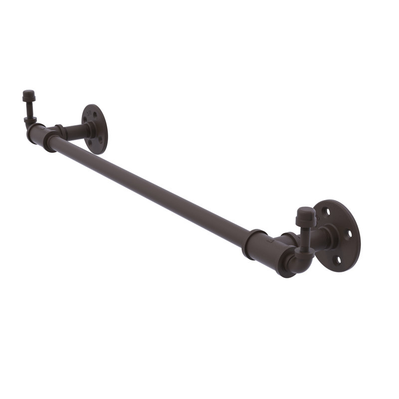 Allied Br Pipeline 30 Wall Mounted Towel Bar With Hooks Wayfair Pipeline 30 Wall Mounted Towel Bar With Hooks