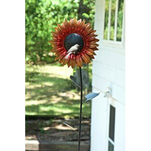 Velvet Queen Sunflower Decorative Bird Feeder