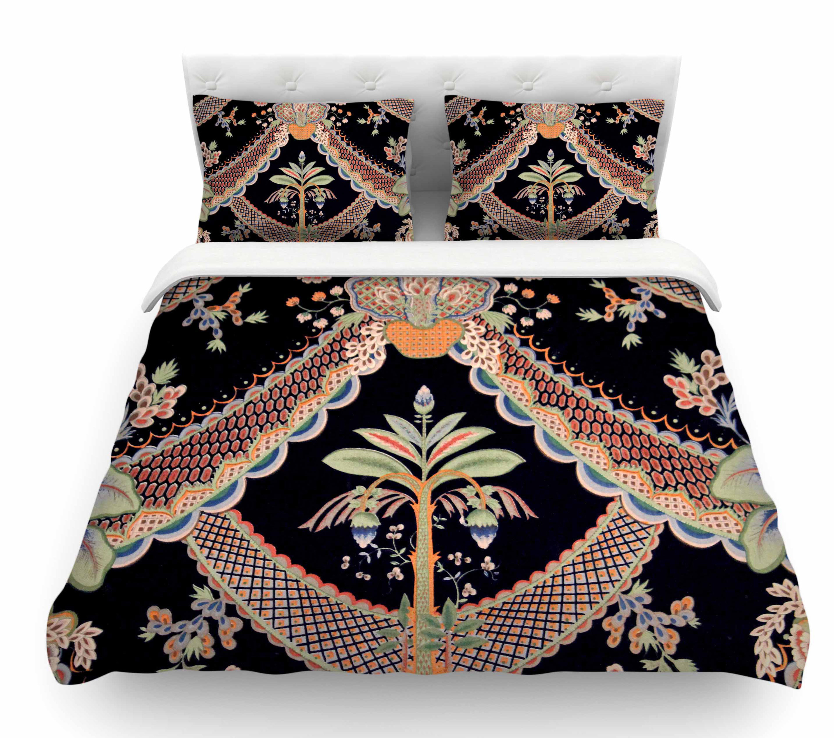 East Urban Home Vintage Paisley Pattern By Philip Brown Art Deco East Urban Home Vintage Paisley Pattern By Philip Brown Art Deco Featherweight Duvet Cover Wayfair