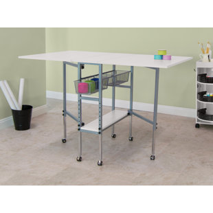 Fold Away Craft Sewing Tables You Ll Love Wayfair Sew Ready Hobby And Fabric Cutting Table