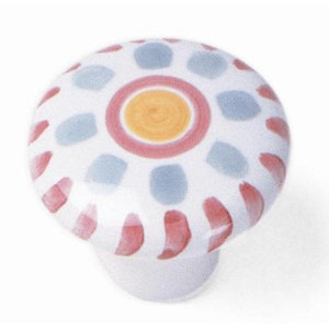 Handpainted Mushroom Knob