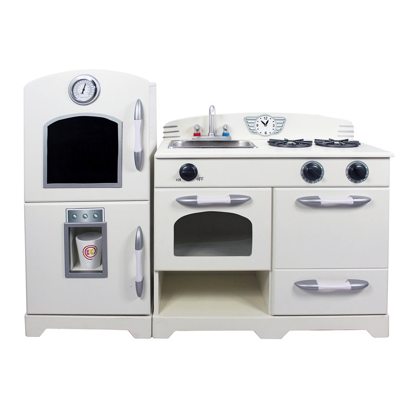 Wooden Play Kitchen teamson kids 2 piece wooden play kitchen set & reviews | wayfair Wooden Play Kitchen teamson kids 2 piece wooden play kitchen set & reviews | wayfair