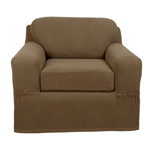 Box Cushion Armchair Slipcover by Darb..