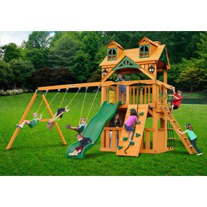 Malibu Clubhouse Swing Set