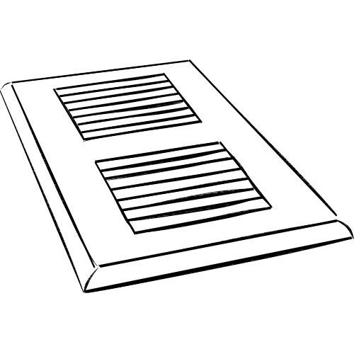 Moldings Online 4 X 10 Oak Surface Mount Vent Cover Reviews Wayfair