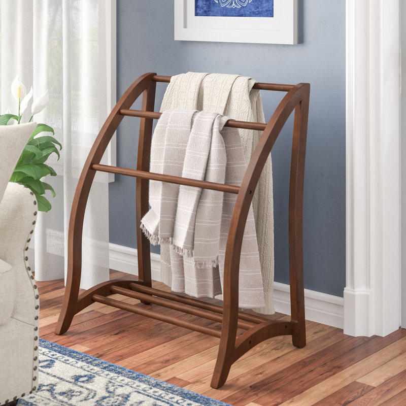 Walnut Quilt Rack & Reviews Birch Lane