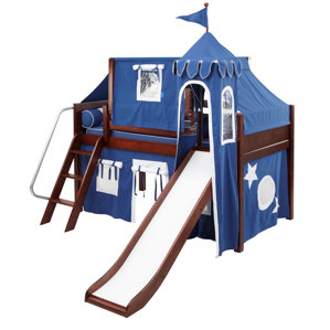 Wow22 Low Loft Bed by Maxtrix Kids