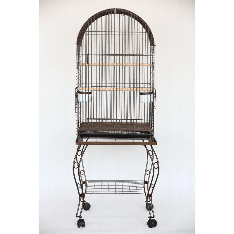 Archie Oscar Hansel Dome Top Parrot Bird Cage with Stand Archie Oscar Hansel Dome Top Parrot Bird Cage with Stand