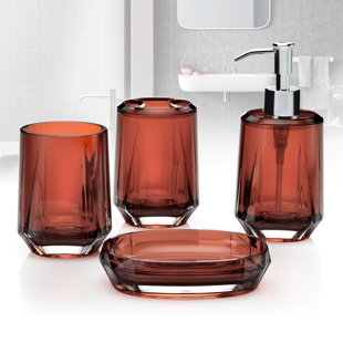 Red Bathroom Accessories You Ll Love Wayfair Quickview