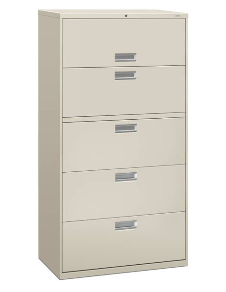Hon Brigade 600 Series 5 Drawer Lateral Filing Cabinet Wayfair