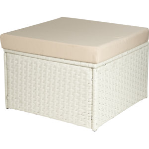 Gartenhocker mit Kissen von Home Etc