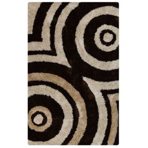 Aaliyah Contemporary Hand Tufted Beige/Brown Area Rug