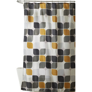Modern Shower Curtains Allmodern Mes Extra Long Single Shower Curtain