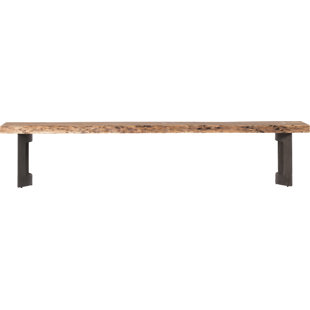 Modern Contemporary Small Wood Bench Allmodern Quickview
