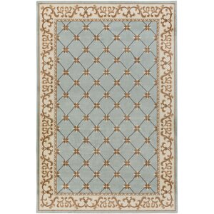 Madeline Alexis Light Blue Area Rug