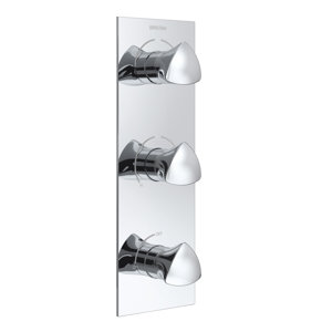 Dreigriff-Duscharmatur Unterputz Bright Dual mit..