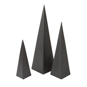 Pyramid Object 3 Piece Figurine Set