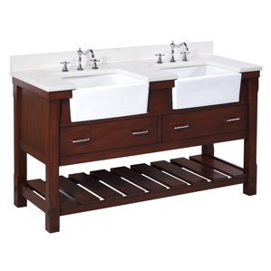 Palazzo 60-Inch Double Bathroom Vanity 60 inch bathroom vanities | joss & main Palazzo 60-Inch Double Bathroom Vanity 60 inch bathroom vanities | joss & main