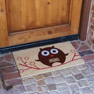 Hooo's There? Owl Doormat