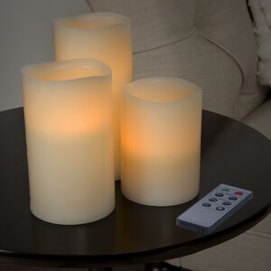 3 Piece Scented Flameless Candle Set