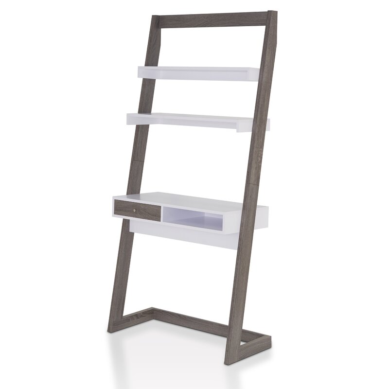 Syrna Wood Leaning Ladder Desk Reviews Joss Main