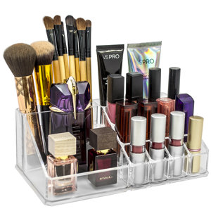 Acrylic Sectional Makeup Cosmetic Organizer
