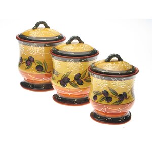 Tanisha 3 Piece Storage Jar Set
