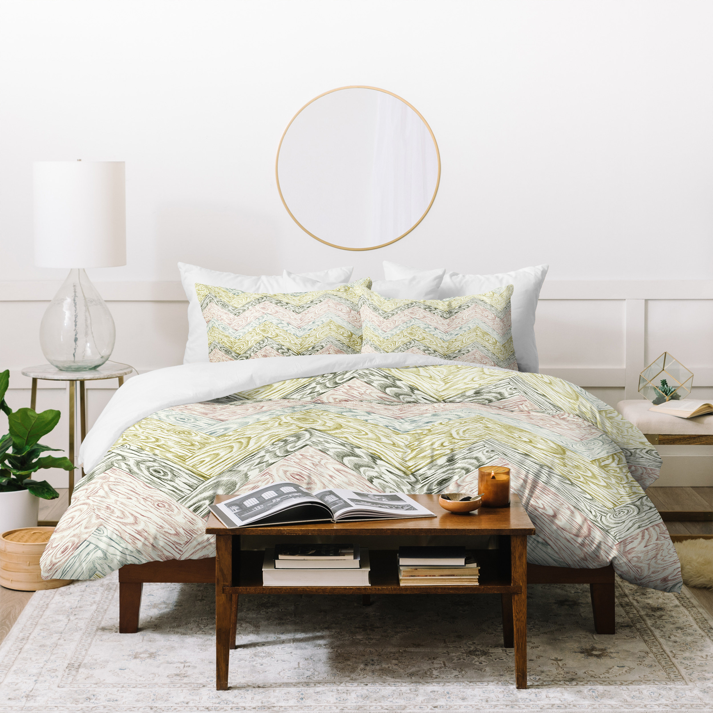 East Urban Home Pimlada Phuapradit Chevron Duvet Set Reviews East Urban Home Pimlada Phuapradit Chevron Duvet Set Reviews Wayfair