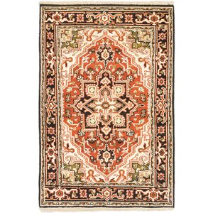 Carmen Hand-Knotted Beige Area Rug