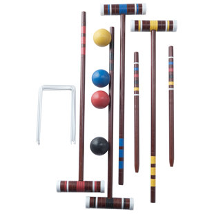 Croquet Sets You Ll Love Wayfair Starter 4 Player Croquet Set
